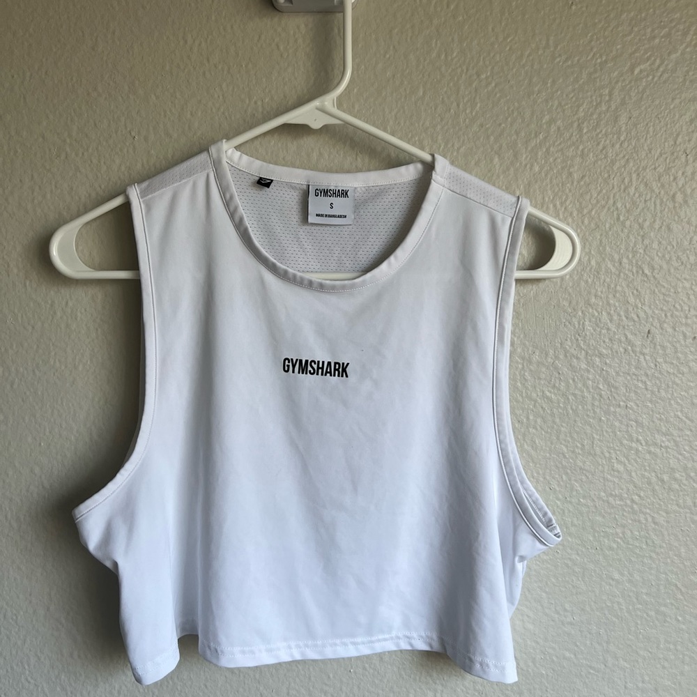 Gymshark Women's White Tank Top